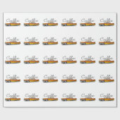 容器のカスタムの日の出 ラッピングペーパー (フラット)