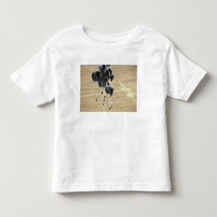 容器の伝達システムパラシュートを束ねます トドラーTシャツ