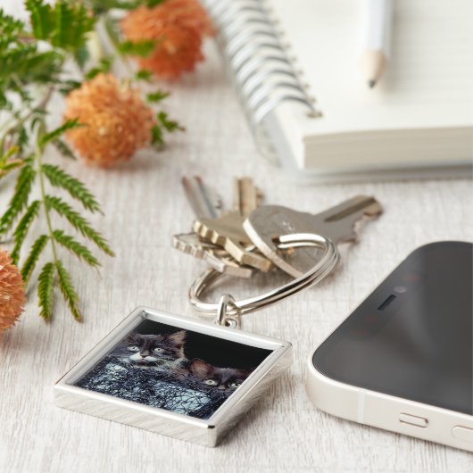 容器の子ネコ キーホルダー (側面)