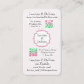 容易なスキャンのためのQRコードの名刺 名刺 (正面)