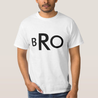 容易な読書のための大きいフォントのBROのワイシャツ Tシャツ