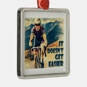 容易にサイクリングできない メタルオーナメント (右)