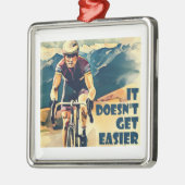 容易にサイクリングできない メタルオーナメント (左)