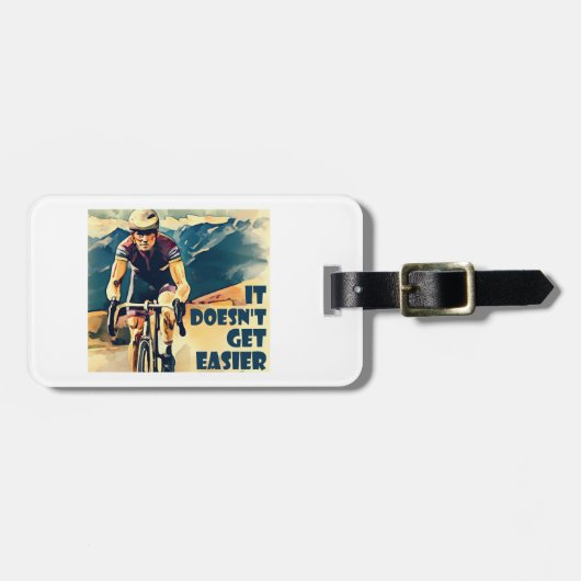 容易にサイクリングできない ラゲッジタグ (正面横)