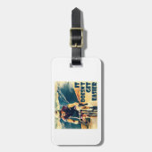 容易にサイクリングできない ラゲッジタグ (正面縦)