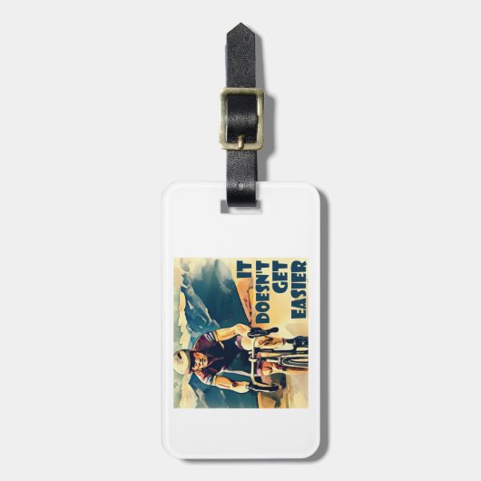 容易にサイクリングできない ラゲッジタグ (正面縦)