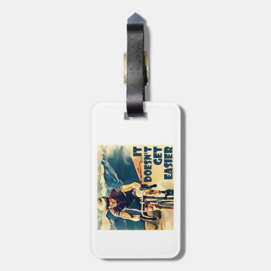 容易にサイクリングできない ラゲッジタグ (裏面縦)