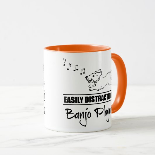 容易にバンジョープレーヤーによって混乱させる他人の手先として使われる者 マグカップ (正面右)