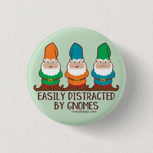 容易に格言 缶バッジ (正面)