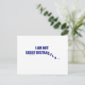 容易に気を散らさない ポストカード (スタンド正面)