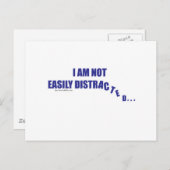 容易に気を散らさない ポストカード (正面/裏面)