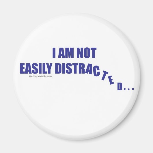 容易に気を散らさない マグネット (正面)