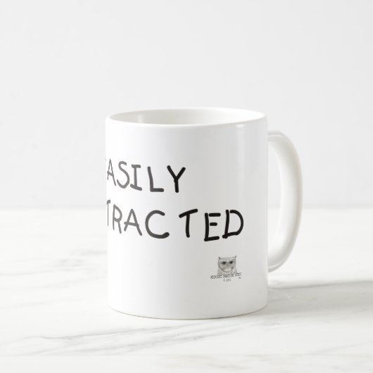 容易に混乱させたマグ コーヒーマグカップ (正面右)