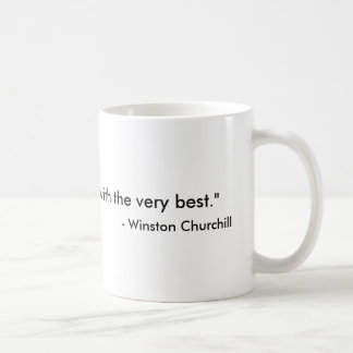 容易に満たされたChurchillのコーヒーカップ コーヒーマグカップ