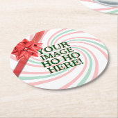 容易に1つのステップであなた専有物を過します楽しい時を作成して下さい ラウンドペーパーコースター (アングル)