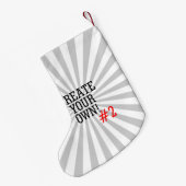 容易に2つのステップであなた専有物を過します楽しい時を作成して下さい スモールクリスマスストッキング (裏面 (吊り時))