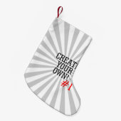 容易に2つのステップであなた専有物を過します楽しい時を作成して下さい スモールクリスマスストッキング (正面 (吊り時))