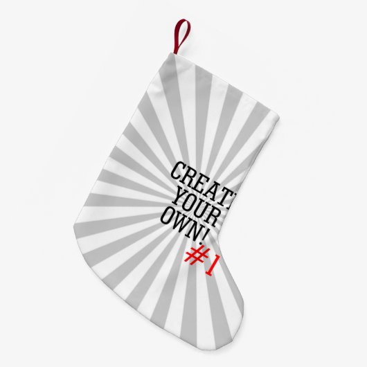 容易に2つのステップであなた専有物を過します楽しい時を作成して下さい スモールクリスマスストッキング (正面 (吊り時))