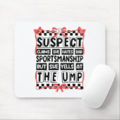 容疑者は彼女がBydスポーツマンシップBysebylを嫌っていると主張 マウスパッド (マウス)