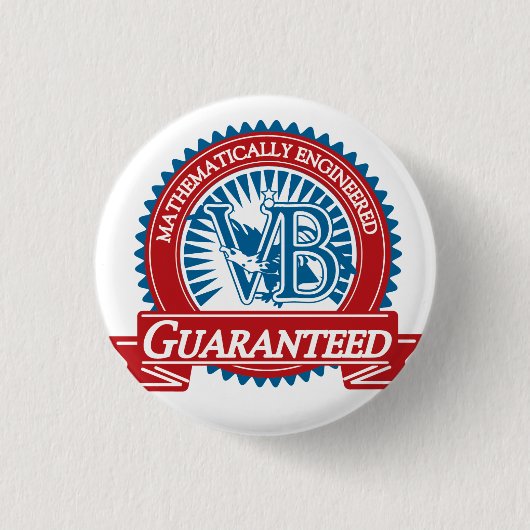容積によって保証されるボタン 缶バッジ (正面)