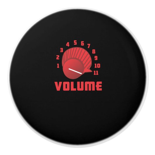 容積のノブ- 11のレベルのアンプのギターのギタリスト セラミックノブ (正面)