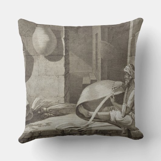 容積IIの芸術および貿易oからのバスケットメーカー期の人、 クッション (裏面)