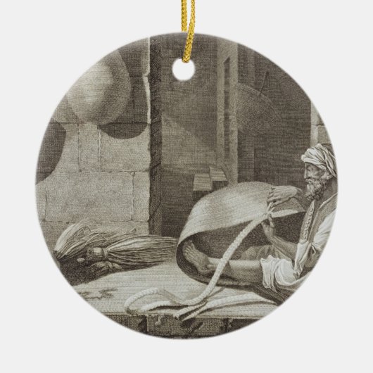 容積IIの芸術および貿易oからのバスケットメーカー期の人、 セラミックオーナメント (正面)