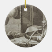 容積IIの芸術および貿易oからのバスケットメーカー期の人、 セラミックオーナメント (裏面)