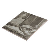 容積IIの芸術および貿易oからのバスケットメーカー期の人、 タイル (側面)