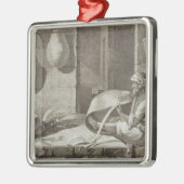 容積IIの芸術および貿易oからのバスケットメーカー期の人、 メタルオーナメント (左)