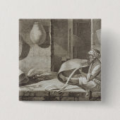 容積IIの芸術および貿易oからのバスケットメーカー期の人、 缶バッジ (正面)