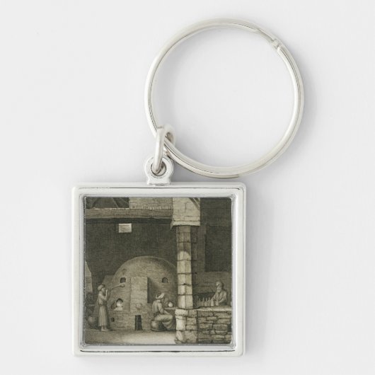 容積IIの芸術およびTrからのガラスビンメーカー、 キーホルダー (正面)