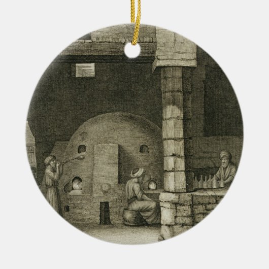 容積IIの芸術およびTrからのガラスビンメーカー、 セラミックオーナメント (正面)