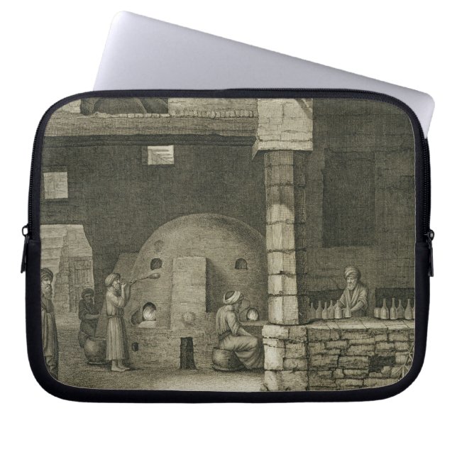 容積IIの芸術およびTrからのガラスビンメーカー、 ラップトップスリーブ (正面)