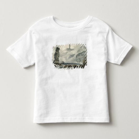 容積VIからのFlamboroughの頭部の灯台、の トドラーTシャツ (正面)