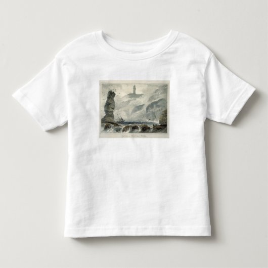 容積VIからのFlamboroughの頭部の灯台、の トドラーTシャツ (正面)