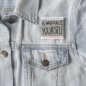 容認あなた自身ボタン(正方形) 缶バッジ (インサイチュ)