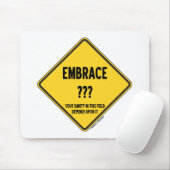 容認の不確実性この分野の印のあなたの正気 マウスパッド (マウス)