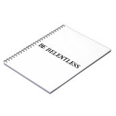 容赦ないマインドセットノートブ男性へック ノートブック (左側)