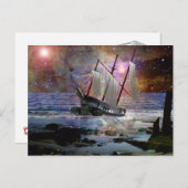 容赦ない海 ポストカード (正面/裏面)