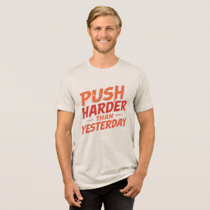 容赦ない進歩 トライブレンドTシャツ