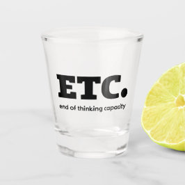 容量のE.T.C考え終了 ショットグラス