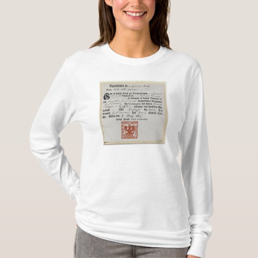 宿営させるバウチァ1759年 Tシャツ (正面)