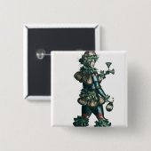 宿屋の主人、寓話的な衣裳のデザイン 缶バッジ (正面&裏面)