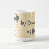 宿日本の題食べのあご コーヒーマグカップ (中央)