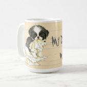 宿日本の題食べのあご コーヒーマグカップ (正面左)