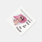 宿泊の無料の場所 スタンダードカクテルナプキン (角)