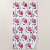 宿泊の無料の場所 ビーチタオル (正面)