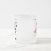 宿泊の無料の場所 フロストグラスマグカップ (中央)