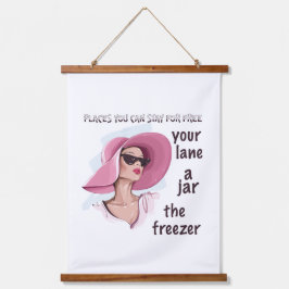 宿泊の無料の場所 吊り下げ型タペストリー